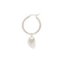 PEARL LEAF EARRING SILVER